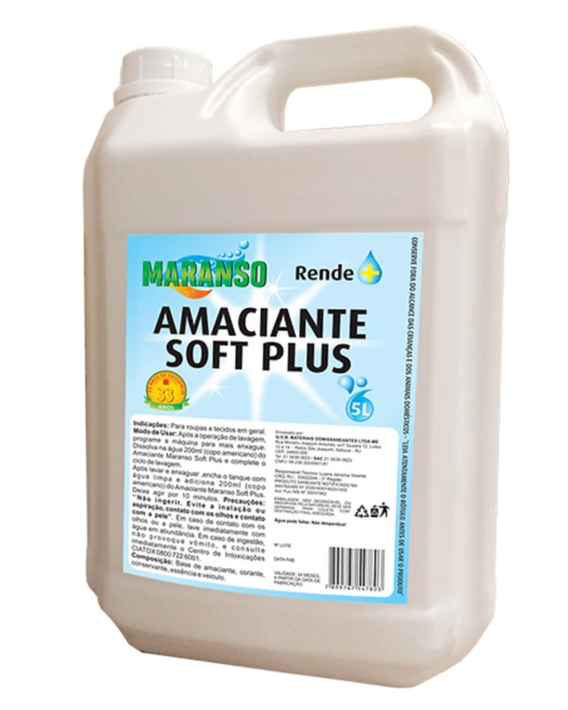 Amaciante Soft Plus - 5 Litros