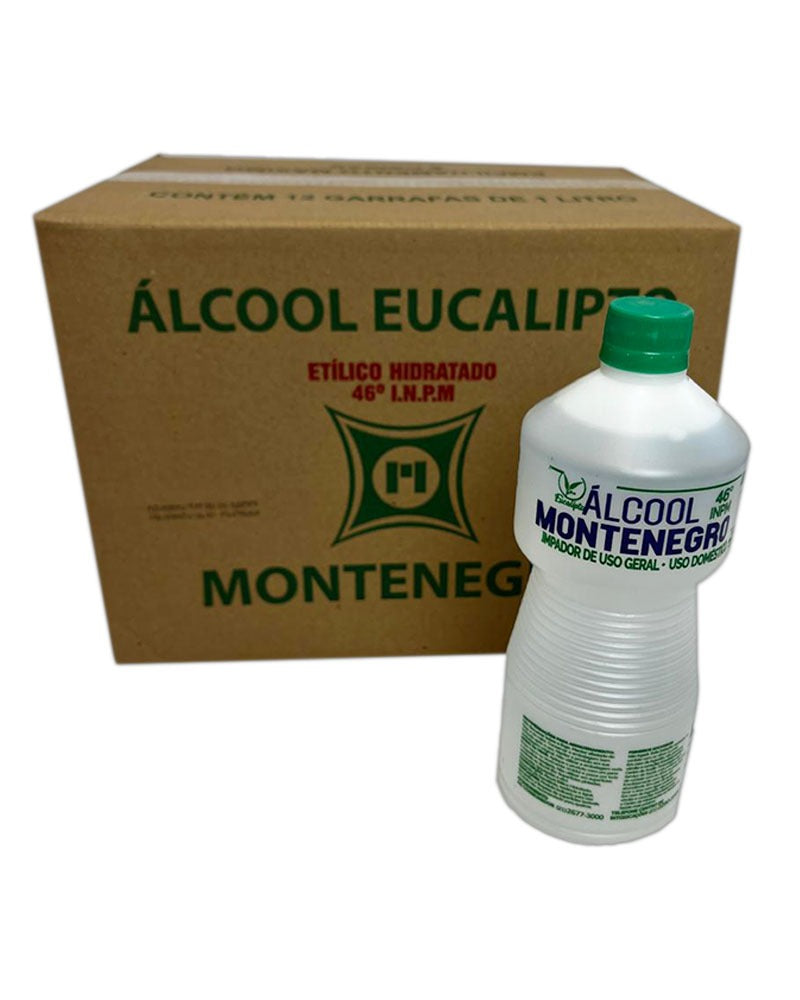 Álcool Montenegro 46° Eucalipto 1L