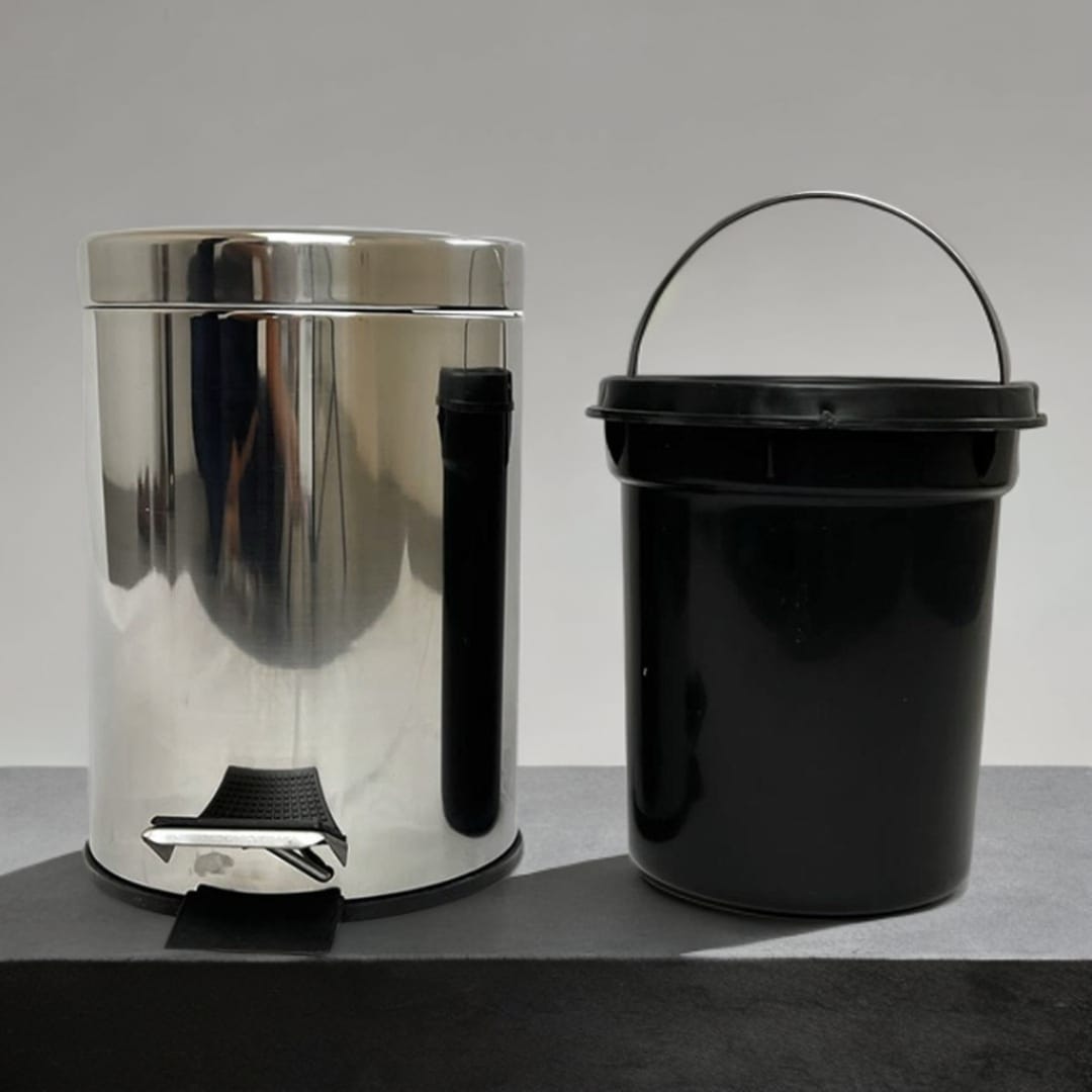 Lixeira inox c/ pedal (3l)