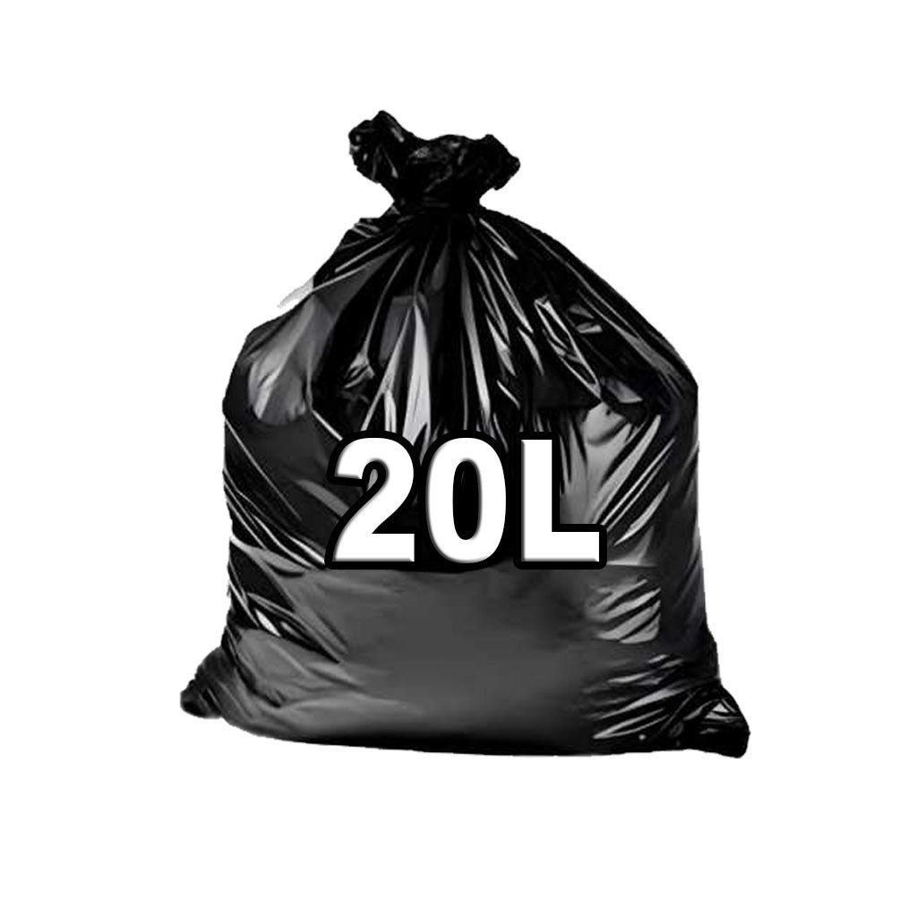 Saco de Lixo Preto 20l Reforçado 100 unid