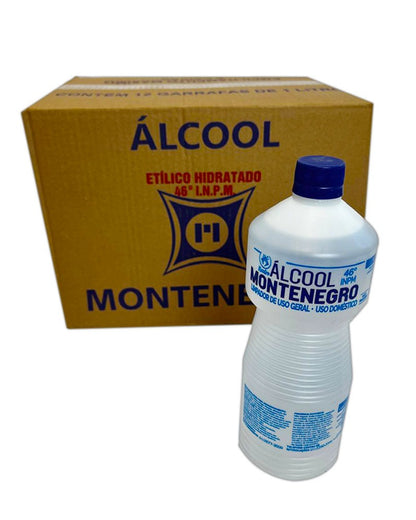 Álcool Montenegro 46° Neutro 1L