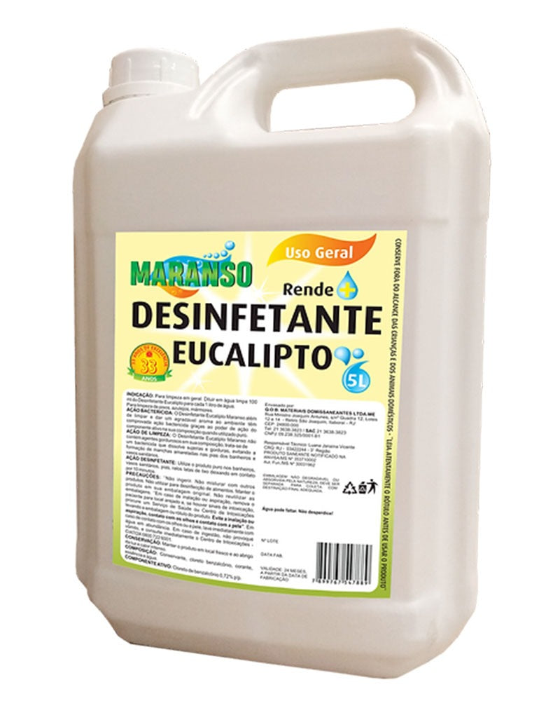 Desinfetante Eucalipto - 5 Litros