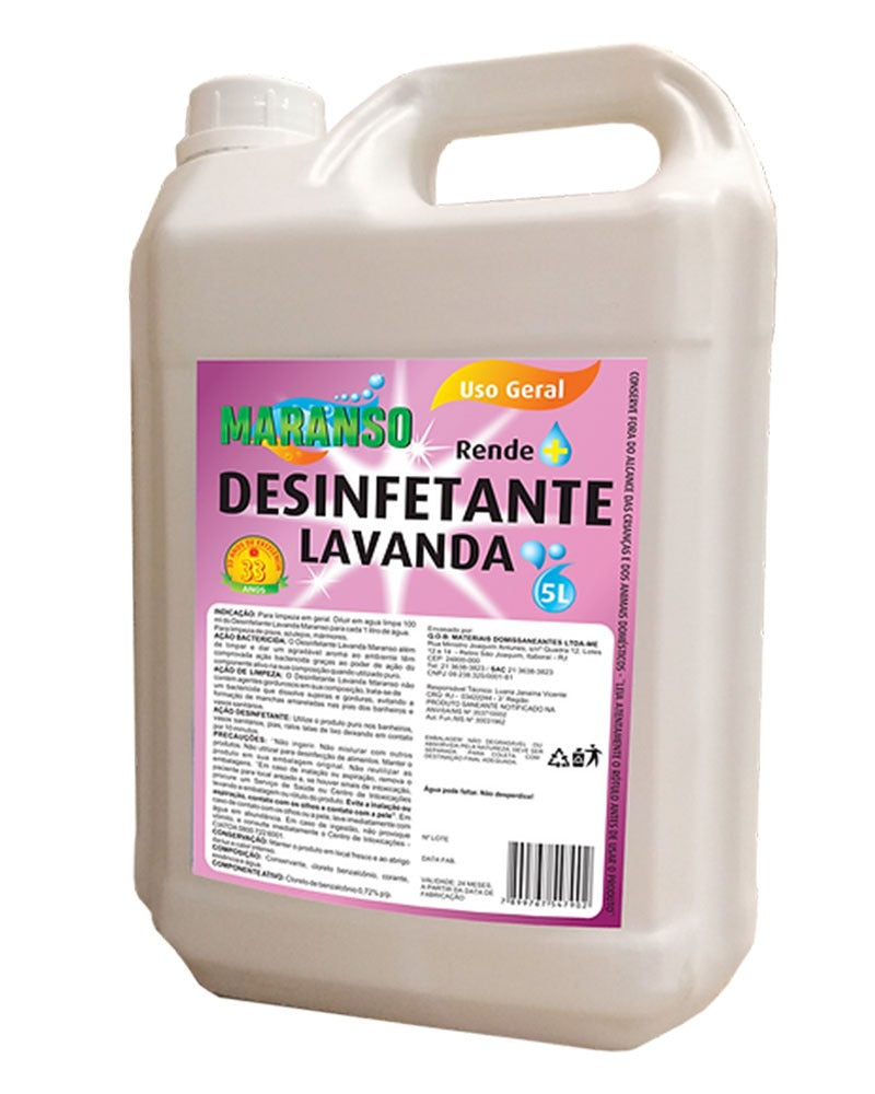 ⁠Desinfetante Lavanda - 5 Litros