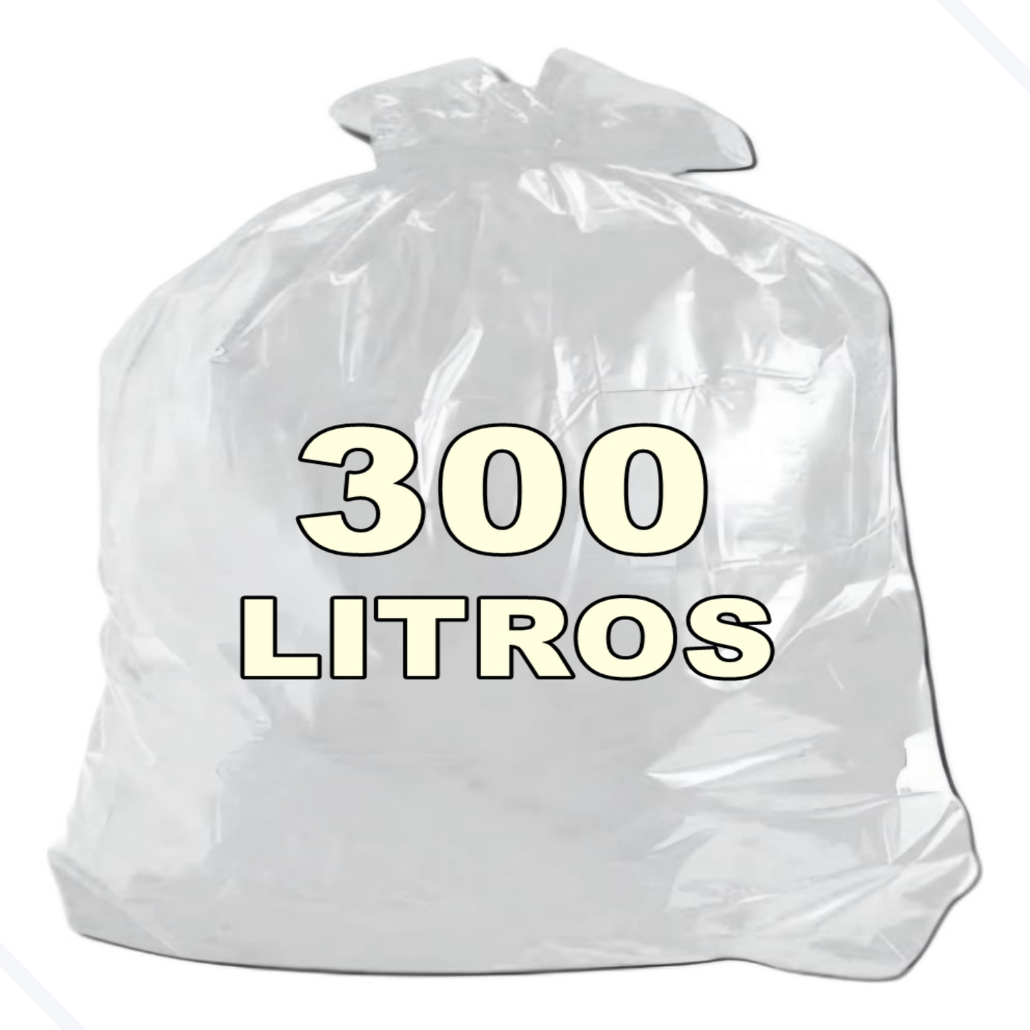 Saco De Lixo Transp 300l Resistência média 4 Micra 50 Unid