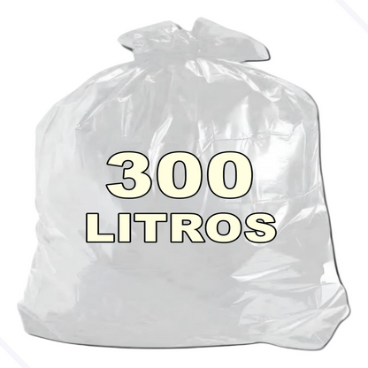 Saco De Lixo Transp 300l Resistência média 4 Micra 50 Unid