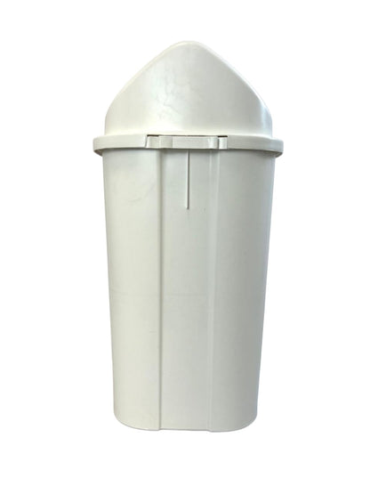 ⁠Lixeira plástico basculante 60l branco