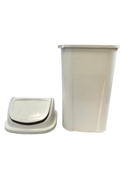 ⁠Lixeira plástico basculante 60l branco