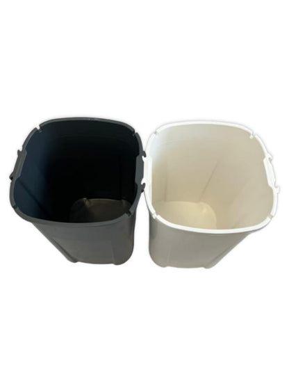 ⁠Lixeira plástico basculante 60l branco